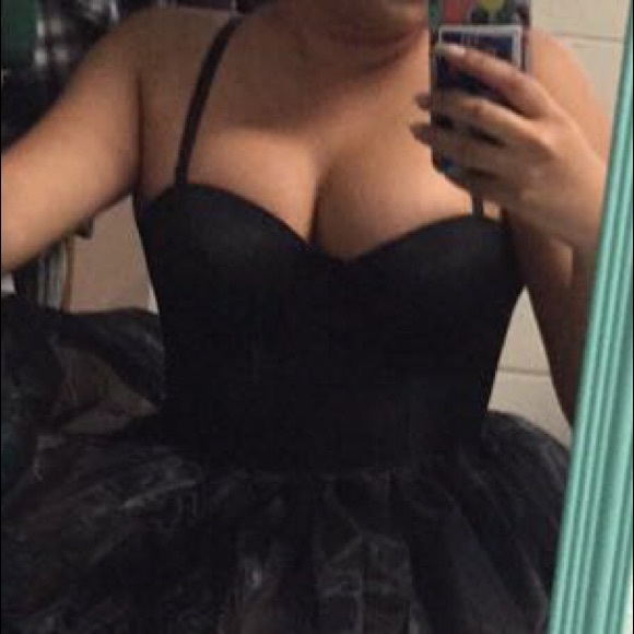 Sexy Black Bustier Corset - Picture 3 of 3